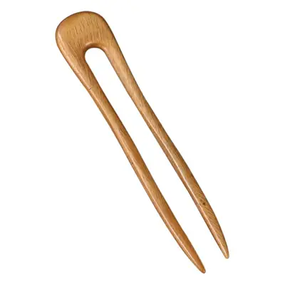 Handmade Sandalwood U-Shaped Hairpin Plate