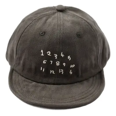 Brown Korean Style Peaked Cap with Japanese Harajuku Design