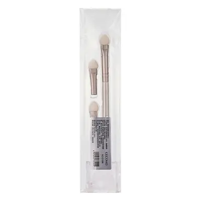 GECOMO 3-Piece Eye Shadow Brush Set with Replacement Head