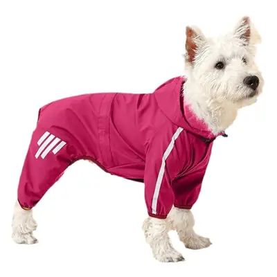 Dog Raincoat All-Inclusive Four-Legged Waterproof Poncho Teddy Pomeranian Rainy Day Pet Clothes Small and Medium-Sized Dogs Bichon Frize