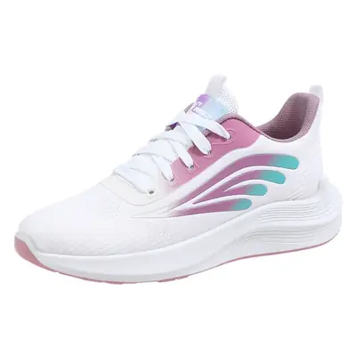 Women's 2025 Cut Out Breathable Shoes White Pink