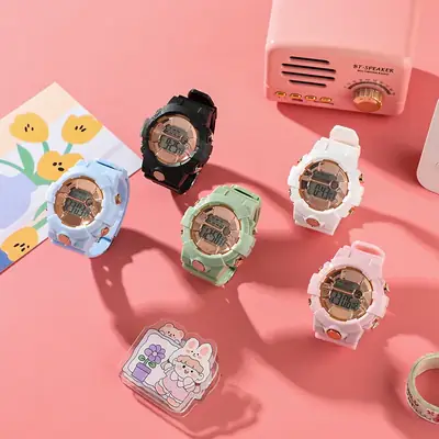Candy-Colored Digital Watches for Women & Men
