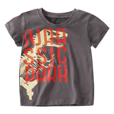 Jupe Graphic Boys T-Shirt Grey Short Sleeve