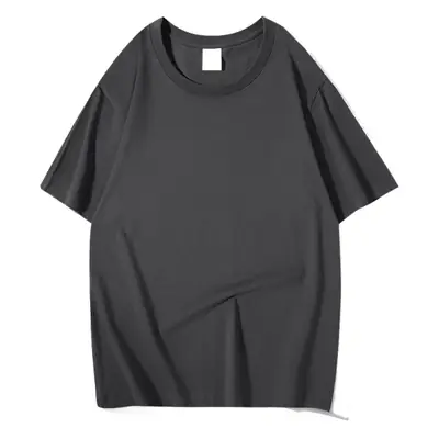 Men Navy Blue Loose Fit T-Shirt 260g Cotton