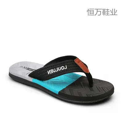 Fujian big manufacturers 2023 Summer new slippers men's outdoor fashion casual beach men's flip flops batch hairpin