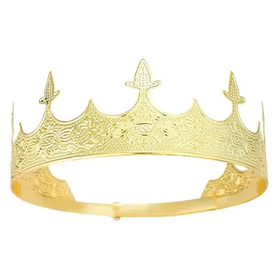 Men's Gold Silver Bronze Crown Headdress for Men