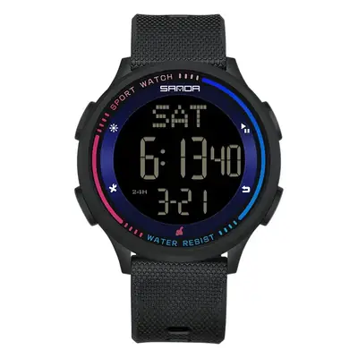 Sanda Ultra-Thin Digital Watch for Men Women Waterproof Multi-Function