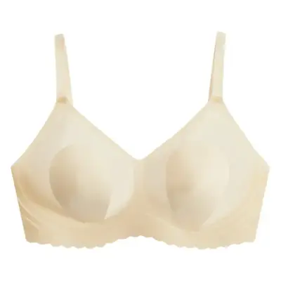 Wireless Seamless Bra for Women, Thin Backless, Breathable Bunny Ear Cup, Seamless Push-Up