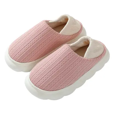 Moon Shoes Spring and Autumn Postpartum Soft-soled Maternal Shoes Warm Wooden Floor Non-slip Home Indoor Cotton Slippers for Women