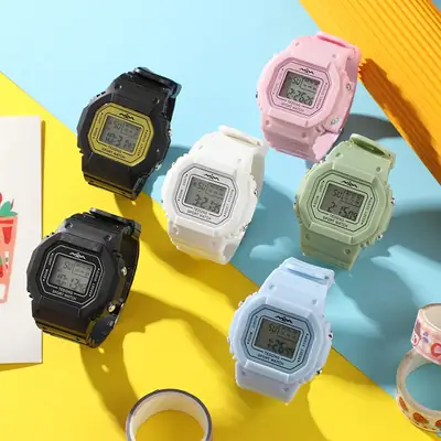 Unicorn Square Watch for Kids Waterproof Digital Counter