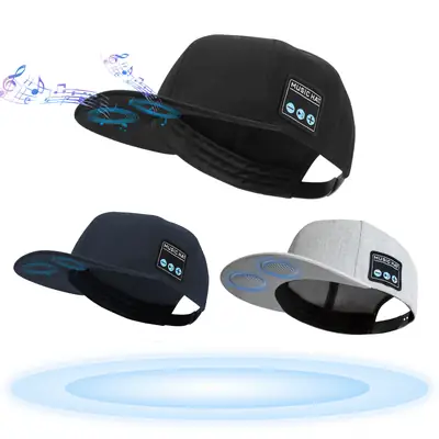 Bluetooth Headset with Peaked Cap for Christmas Gift