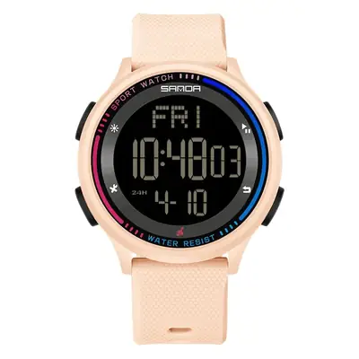 Sanda Luminous Waterproof Youth Watch Orange
