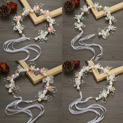 Princess Hairband with Pearl & Gold Accents