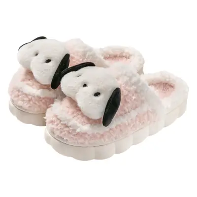 Cute Puppy Cotton Slippers for Kids Warm Home Use