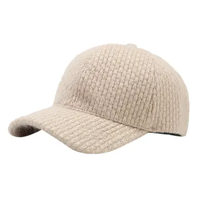 2024 Winter Baseball Cap K-Style Warm Peaked Cap