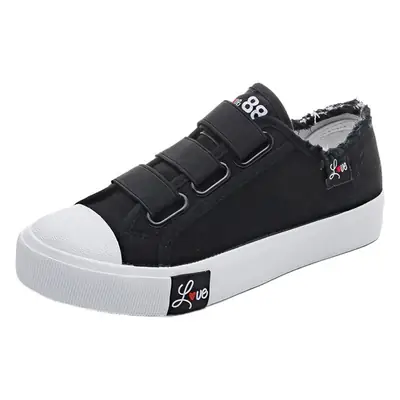 Women Pink Velvet Velcro Casual Sneakers 2024