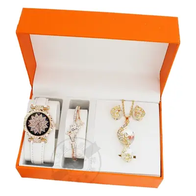 Foreign Trade Watch Set for Women Gold Plated Crystal Jewelry