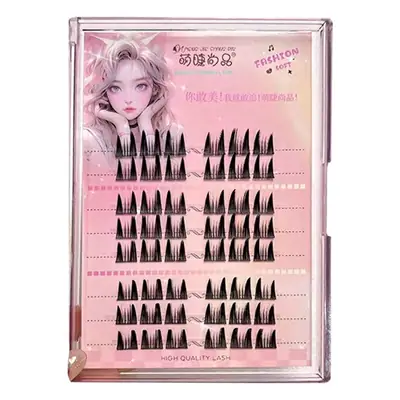 Cute 69 Segments Fake Eyelashes for Girls