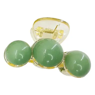 Korean Pearl Hair Clip Green 10cm 70cm