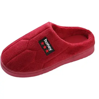 New Cotton Slippers for Men and Women, New Winter Indoor Home Warm Slippers, Non-Slip Woolen Cotton Shoes for Men and Women