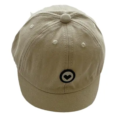 Yipan Baby Cap Autumn Winter 2025 New Versatile Heart Cute Super Cute Kidsren's Short Brim Baby Cap