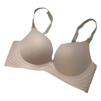 Seamless Underwear no steel ring glossy super soft comfortable soft support anti-sagging large breast bra small thin