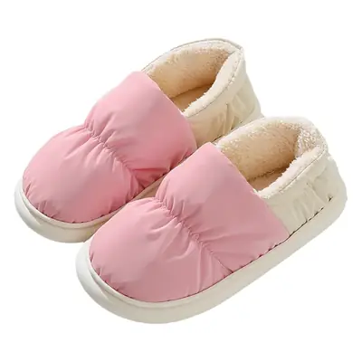 Winter Women's Warm Down Slippers Grey
