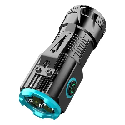 Three-Eye Flashlight Aluminum Magnetic Cap Clip