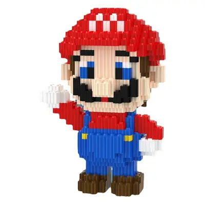 Xinzhe Mario Building Blocks 85x85mm for Kids
