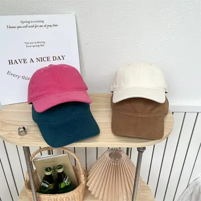 Men's Light Weight Baseball Caps Solid Color