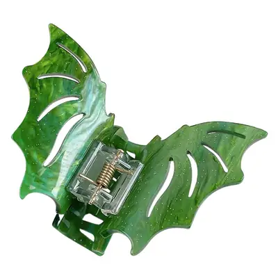 Halloween Bat Hair Clip Red Gothic Style