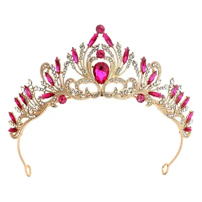 Bridal Crown with Rhinestones for Girls 2024