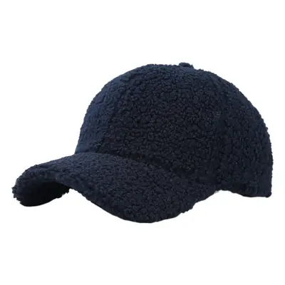 Women Wool Baseball Cap Grey Winter Warm