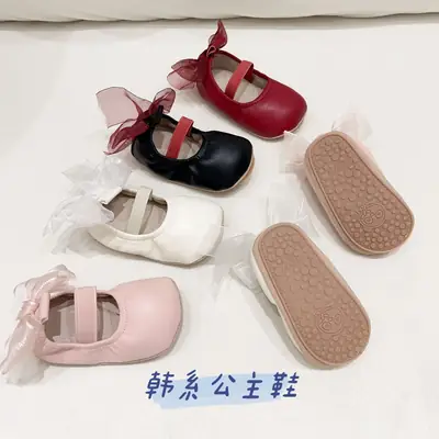 Korean Style Shoes for Girls, Baby Shoes for Spring and Autumn, Princess Shoes with Soft Soles, Toddler Shoes for Girls, Single Shoes for Babies, Non-Slip
