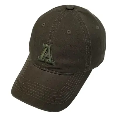 Women American Logo Baseball Cap with Wide Brim