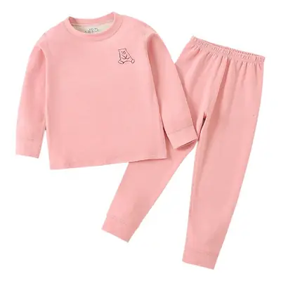 2025 Kids Thermal Underwear Set Purple Wool Silk
