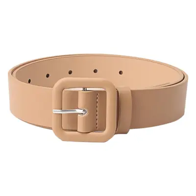 Candy-Colored Women's European Belt with Buckle