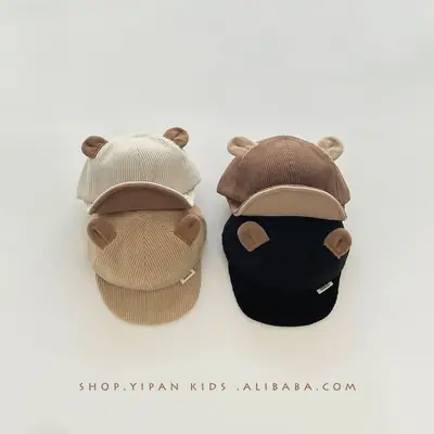 Baby Hat Brown Bear Ears 2025 Winter Ins