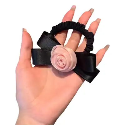 French Pink Rose Hairpin Women's Clip