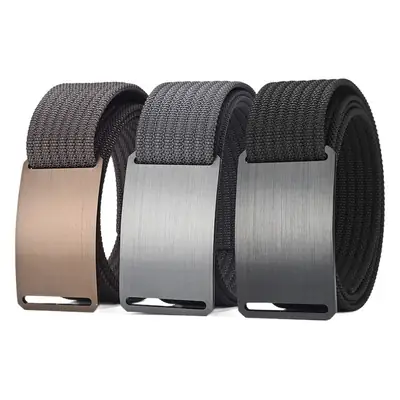 Aluminum Buckle Nylon Belt for Men