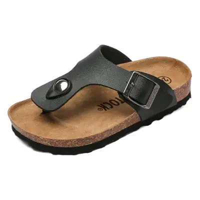 2026 Spring and Summer Children's Cork Slippers Trendy Boys' Birkenstock Shoes Girls' Korean Style Sandals Flip-Flops