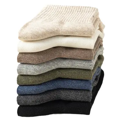 Socks Men's Summer Mid-Calf Socks Sweat-Absorbent Sports Socks Summer Breathable Cotton Solid Color Men's Spring and Summer Socks Zhuji Socks