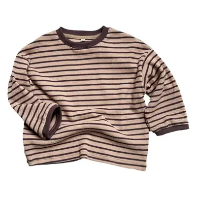 Autumn Boys Striped Long Sleeve T-Shirt Cotton