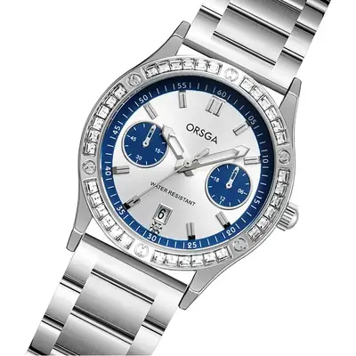 Orsga Women's Quartz Watch with Crystal Band