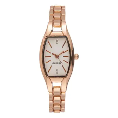 Foreign Trade Simple Retro Barrel-Shaped Women's Watch Niche Stainless Steel Bracelet Watch Quartz Women's Watch Wholesale