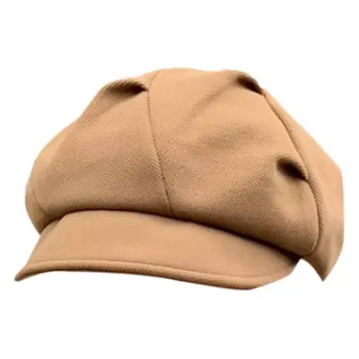 Autumn Winter Net Hat for Women Korean Painter Beret