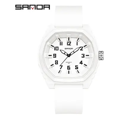 Sanda Men's Black Quartz Watch for Students Sports
