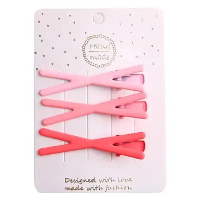 Cute Blue Hair Clips Set for Girls Candy Color