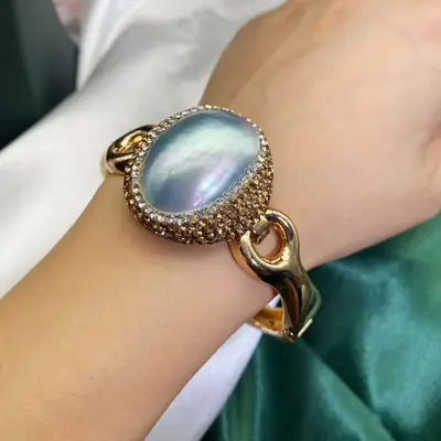 Natural Mabei Bracelet Women's Gold Plated