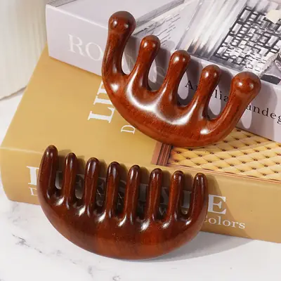 Factory Wholesale Sandalwood Multi-Functional Hair Comb